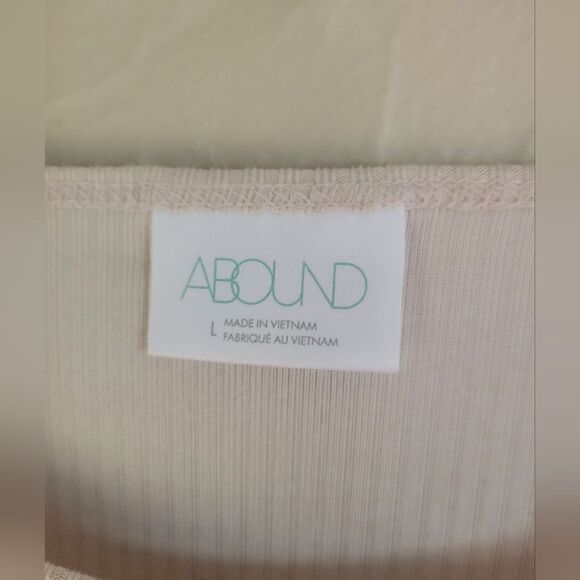 Abound "rainy day" long sleeve ribbed slit midi dress New with Tags size L - Picture 3 of 7